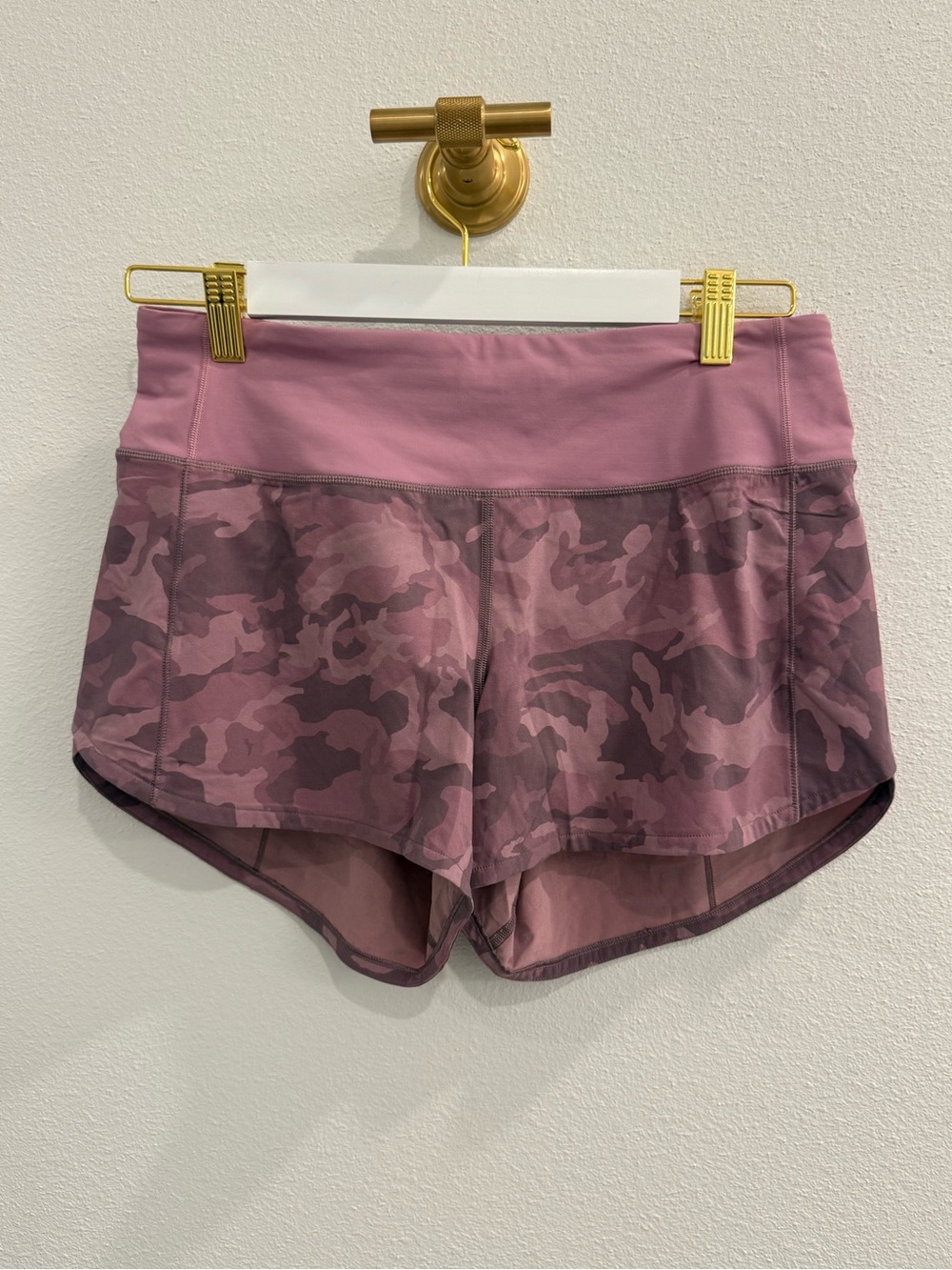 Women's Pink Camo Active Shorts